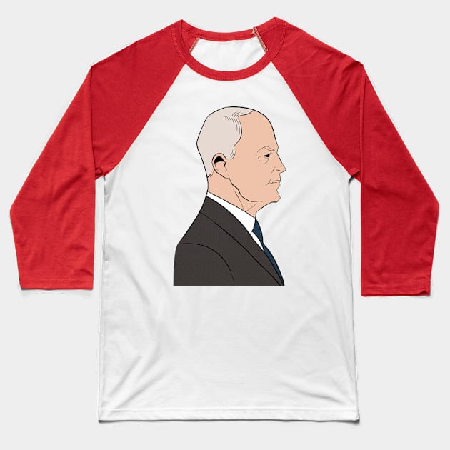 Dwight Eisenhower Baseball T-Shirt by TwoSeventy (270)
